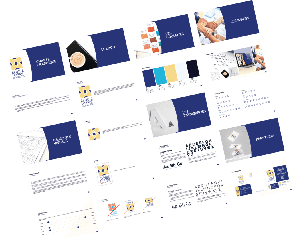 Elodie Lemoine Conseil Charte graphique Studio GLAD - Lancer son activité