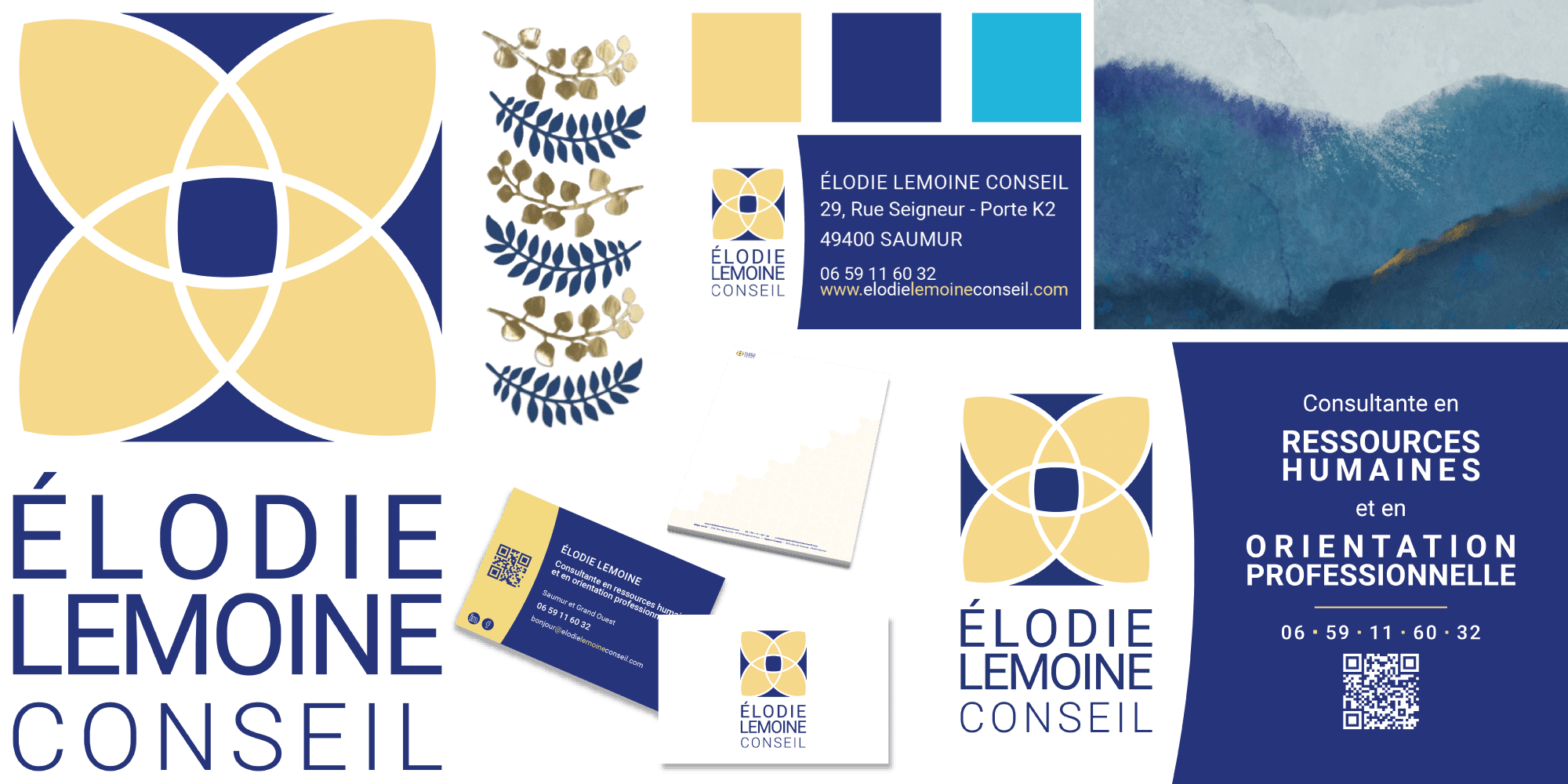 Elodie Lemoine Conseil Moodboard résultat final Alexandre et Laetitia - Lancer son activité