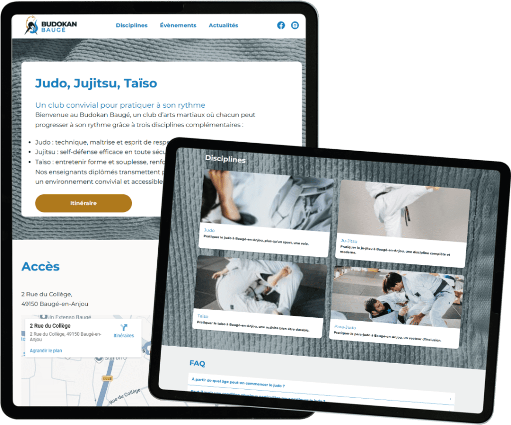 Collection Judo Alexandre et Laetitia - Visibilité et mémorisation