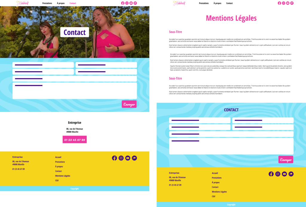 Les Midshell Actu3 Alexandre et Laetitia - Créer un site internet