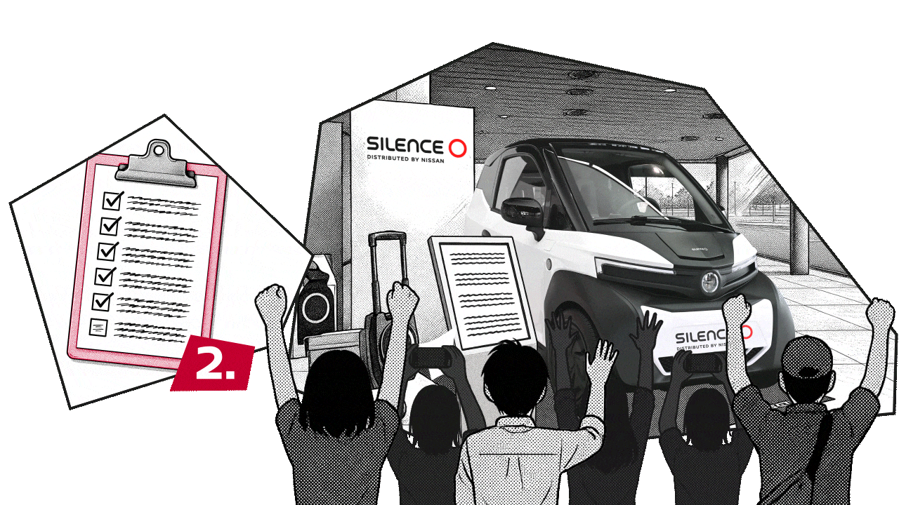 Journal Nissan - motion design entreprise concession - Alexandre et Laetitia