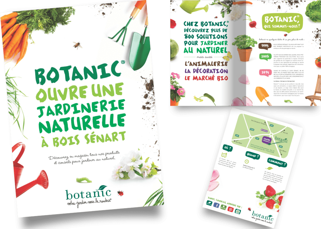 Journal - campagne de communication print Flyer - Alexandre et Laetitia