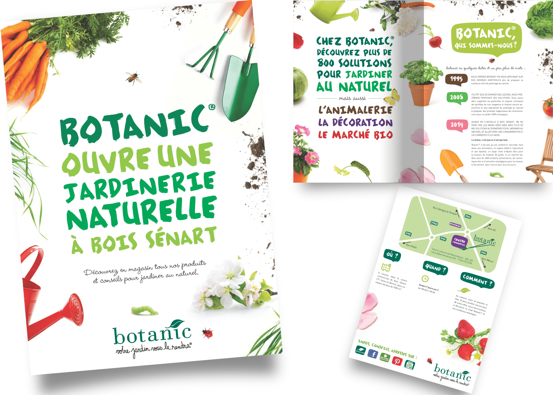 Journal - campagne de communication print Flyer - Alexandre et Laetitia - Création de supports imprimés