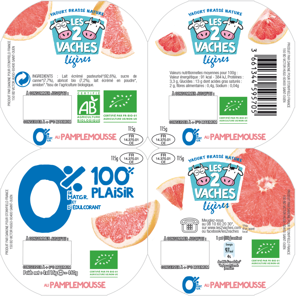 Journal - design packaging yaourt opercule - Alexandre et Laetitia