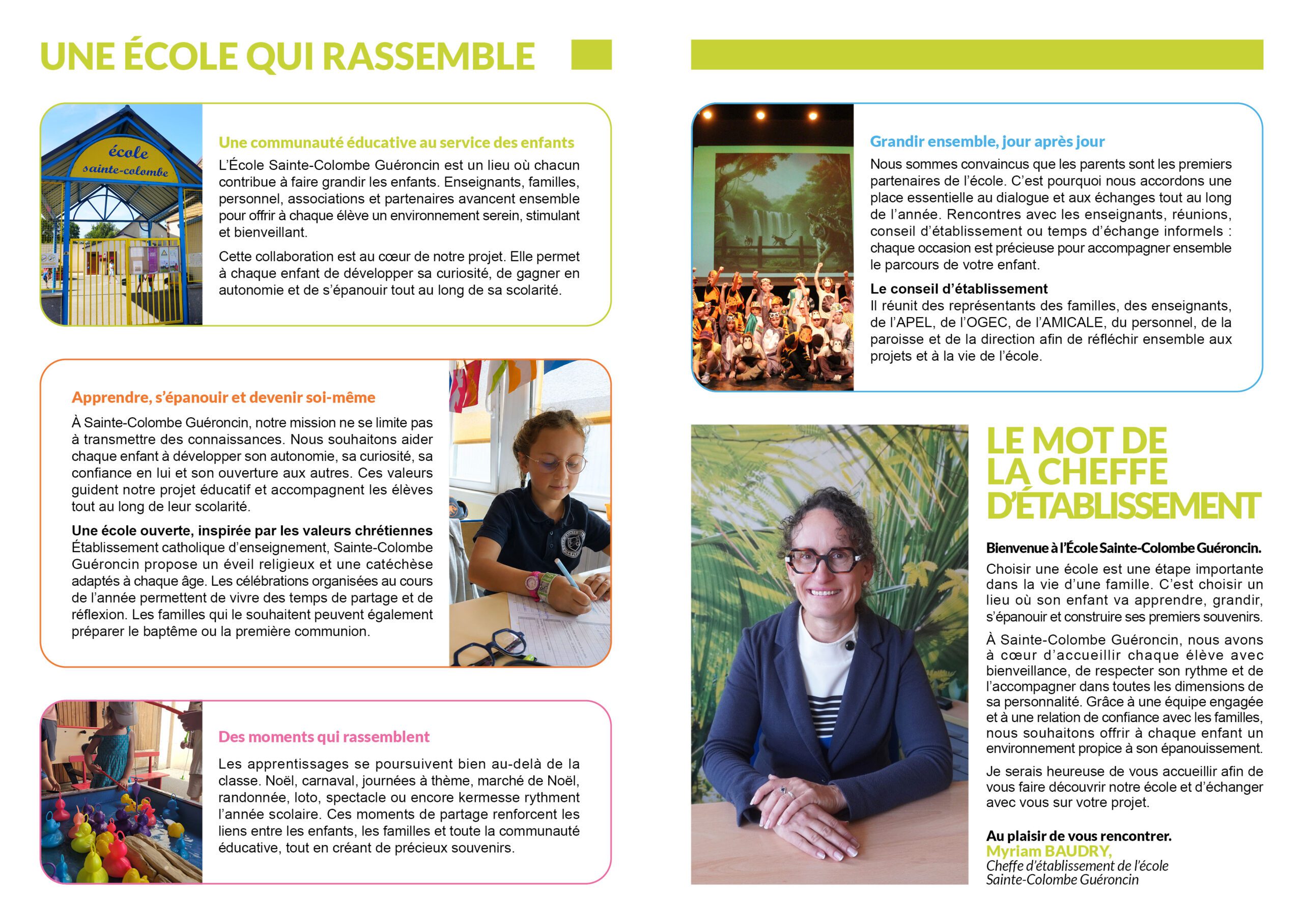 Alexandre et Laetitia - ESCG - Brochure