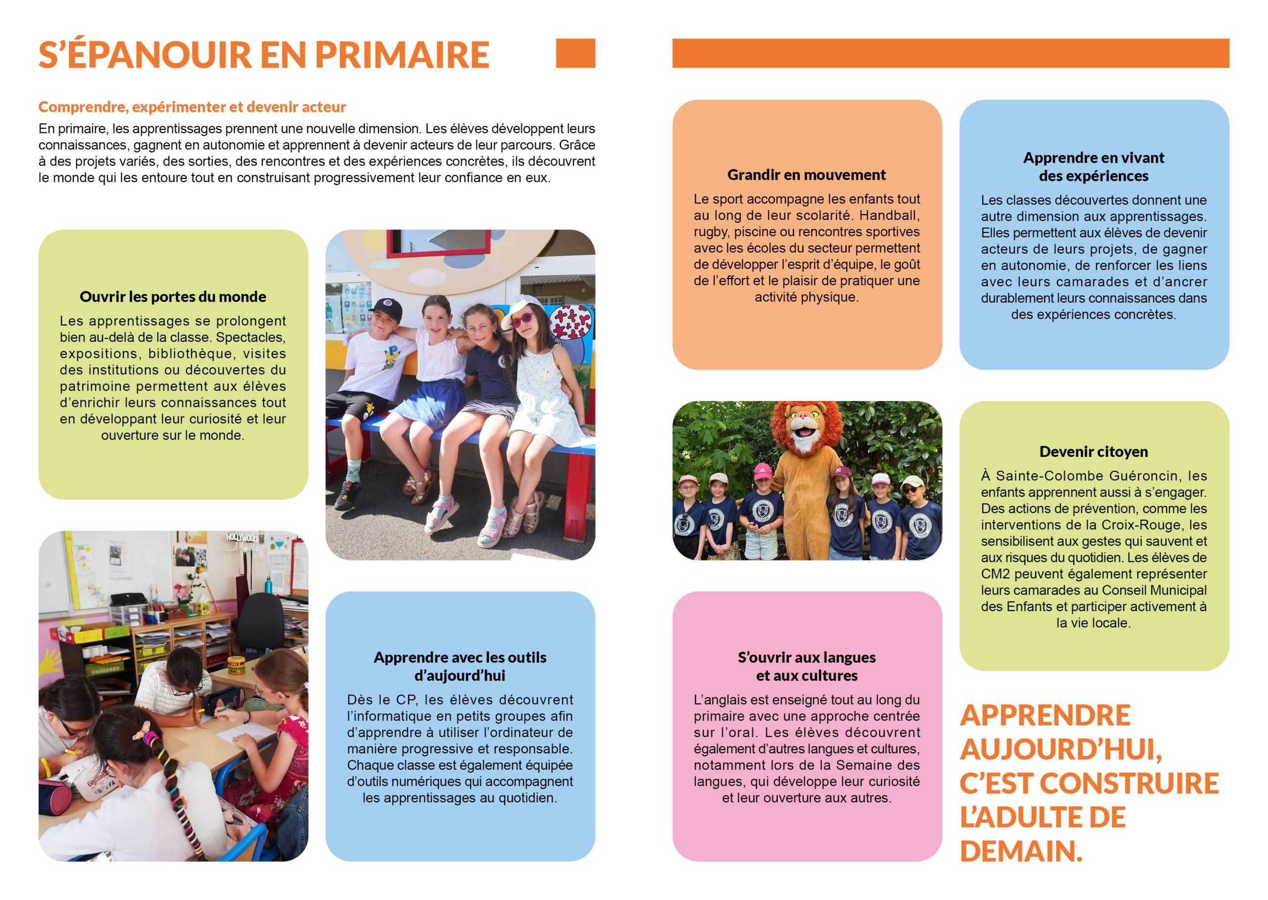 Alexandre et Laetitia - ESCG - Brochure